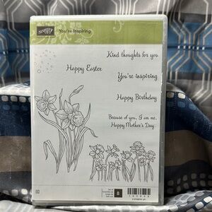 Stampin' Up! Black Floral Design Stamps